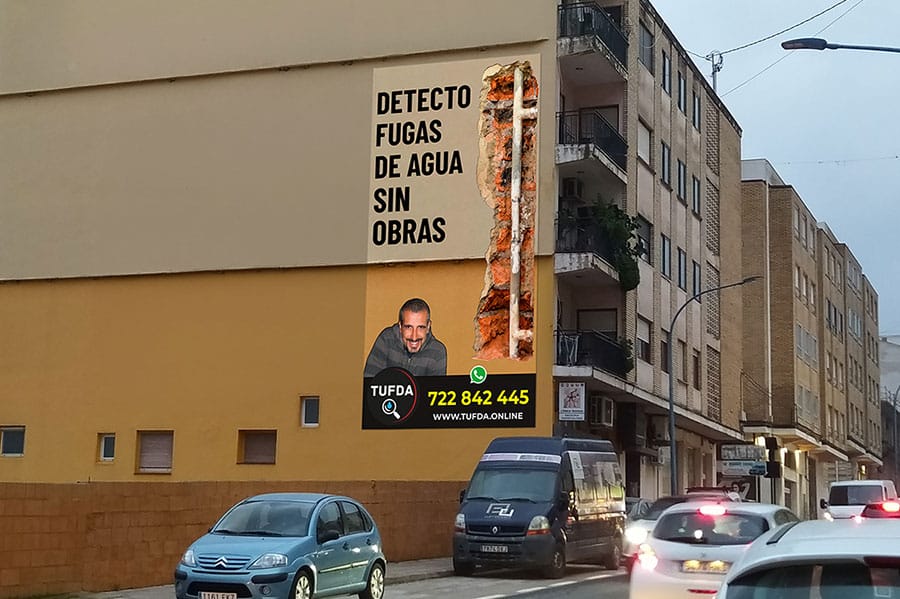 diseño de lona publicitaria de alto impacto