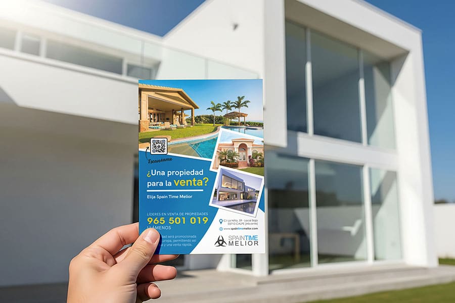 diseño de flyer de ventas